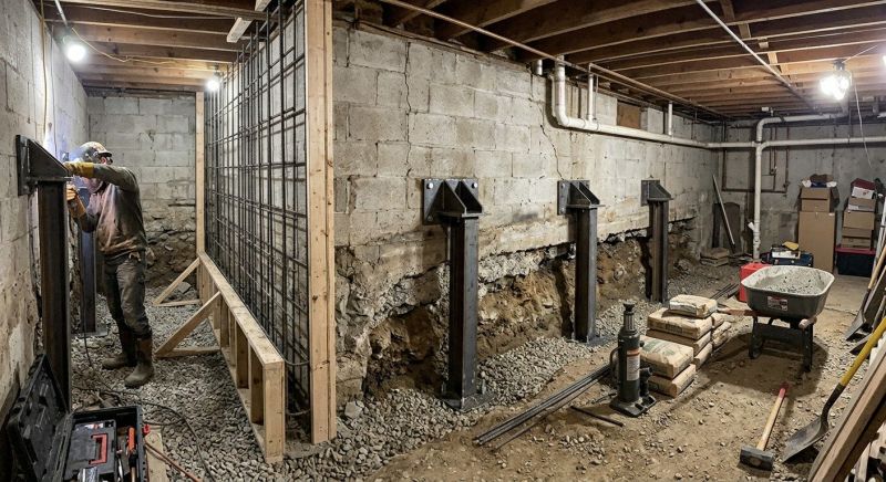 Basement Stabilization in Pinellas County, FL