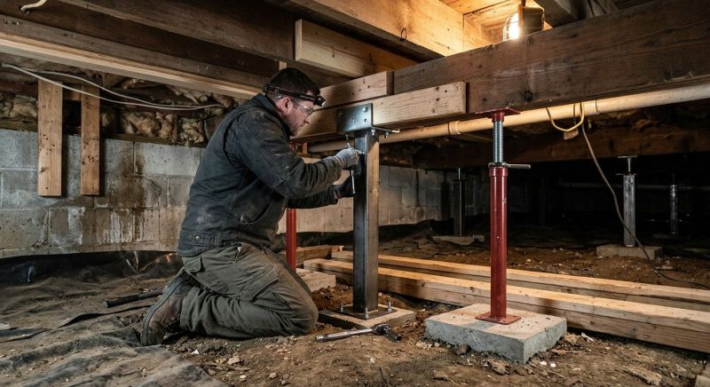 Crawlspace Structural Repair in Pinellas County, FL