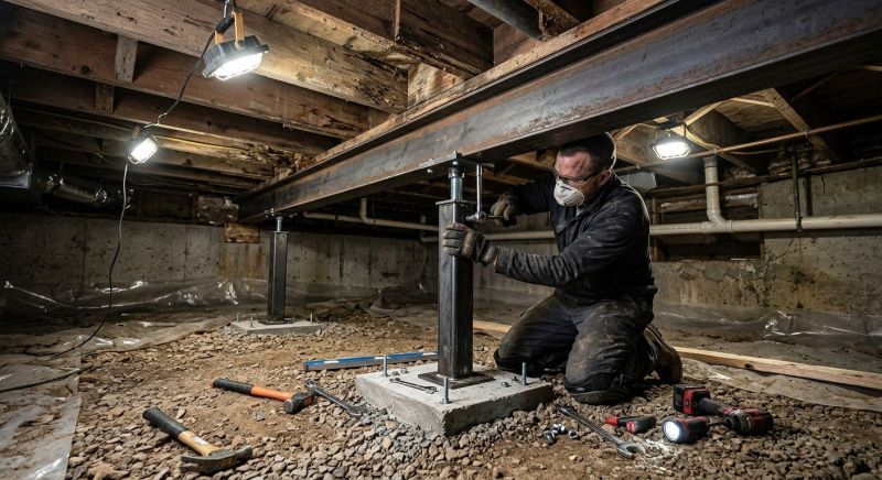 Crawlspace Structural Repair in Pinellas County, FL