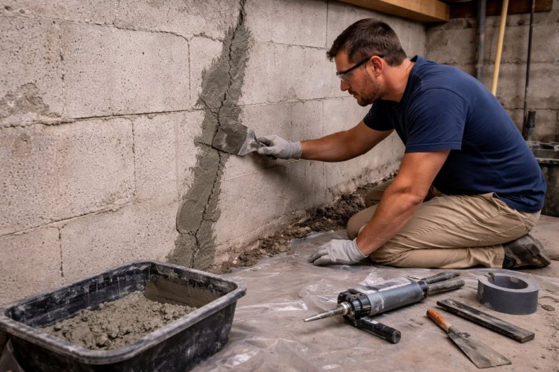 Foundation Crack Repair in Tarpon Springs, FL