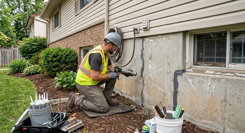 Foundation Crack Sealing in Pinellas County, FL