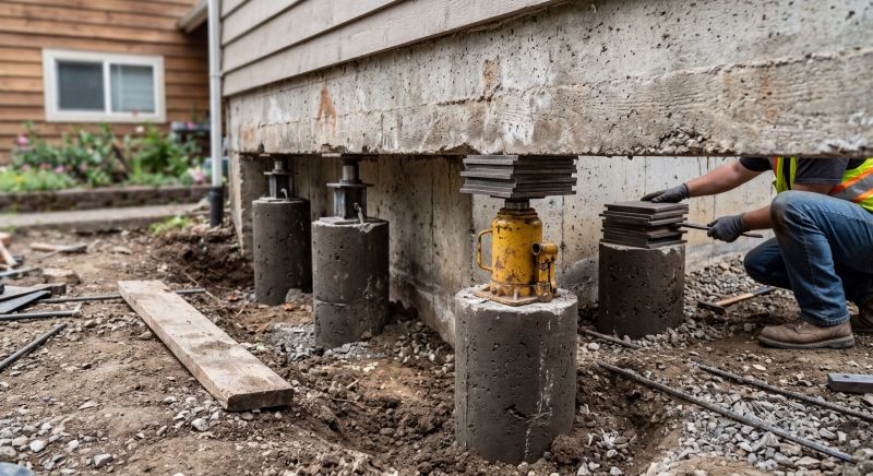 Foundation Pier Leveling in Pinellas County, FL