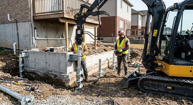 Helical Piers Installation in Pinellas County, FL