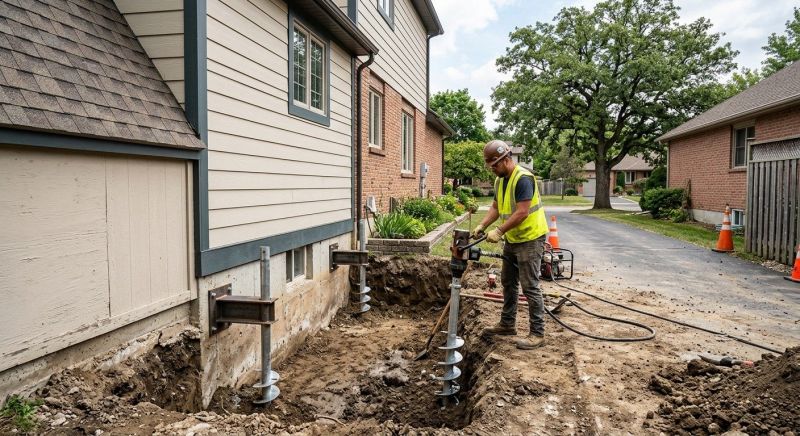 Helical Piers Installation in Pinellas County, FL