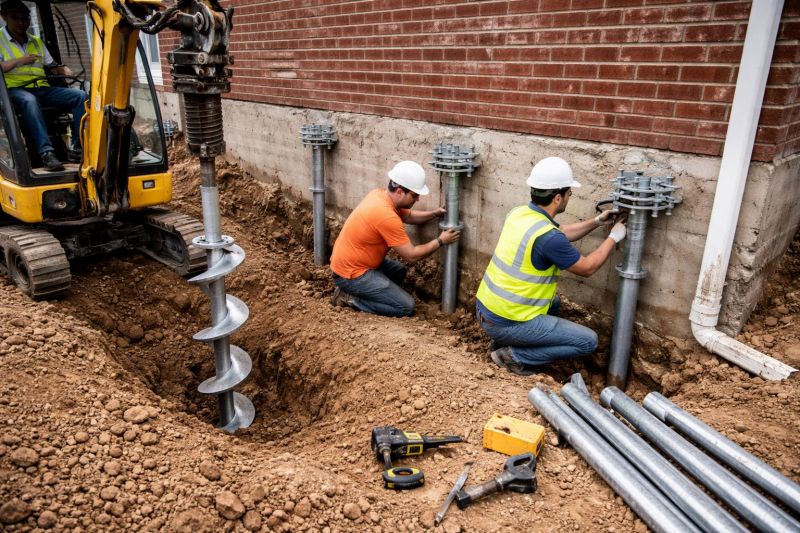 Helical Piers Installation in Pinellas County, FL