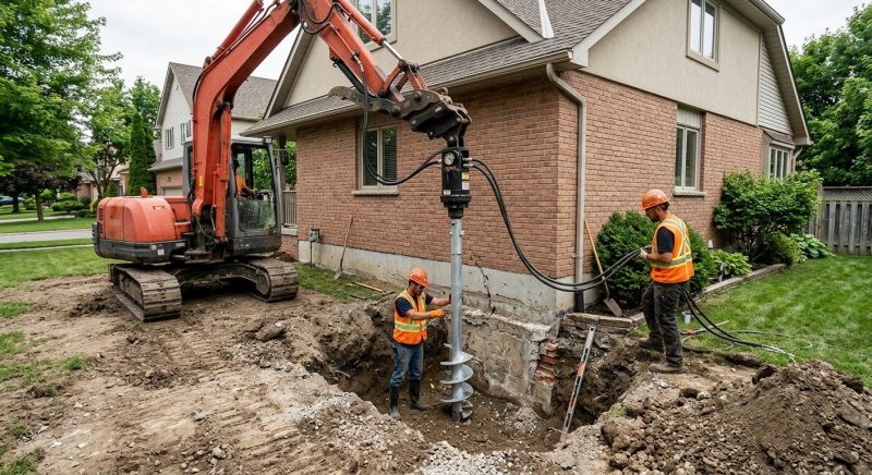 Helical Pile Installation in Pinellas County, FL