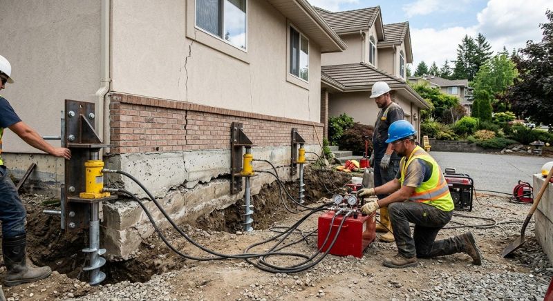 Sinking Foundation Lifting in Pinellas County, FL