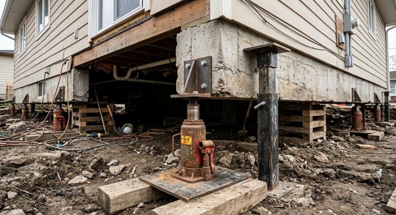 Sinking Foundation Lifting in Pinellas County, FL
