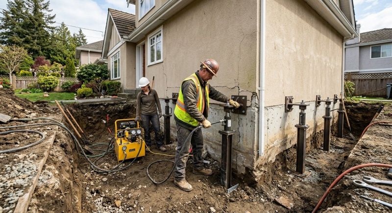 Sinking Foundation Repair in Safety Harbor, FL